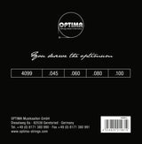 Optima E-Bass Strings Chrome Strings Flat Wound medium scale - Set (4099M)