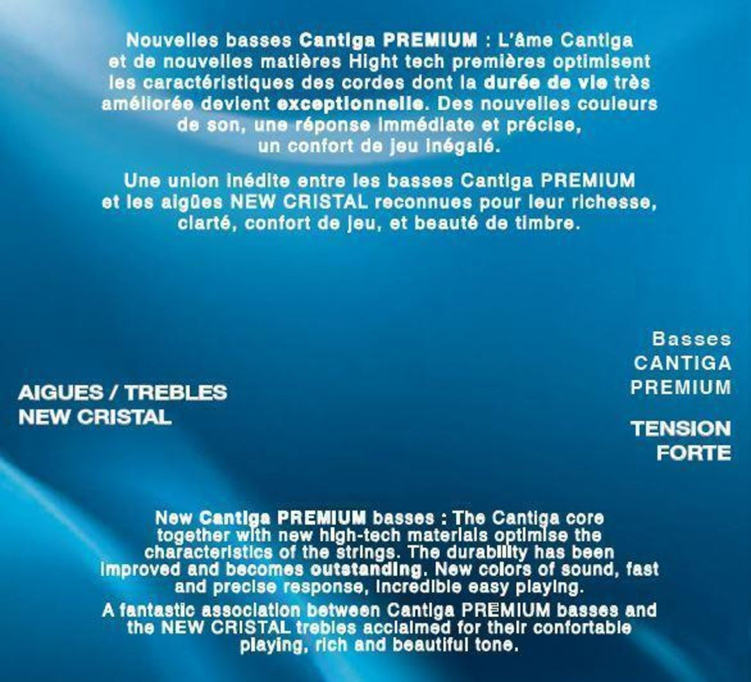 Savarez Strings for classic kitarat New Cristal Cantiga Premium - Set high (510CJP)
