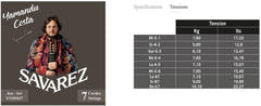 Savarez Jouset klassiselle kitaralle YAMANDU COSTA 7-string - 7-string high tension (Y510MJ7)