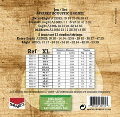 Savarez akustisen kitaran kielet Acoustic - 12-str. Ex-Light .010 (A230XL)