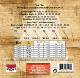 Savarez A140L Acoustic Phosphor Bronze, light .012–.053