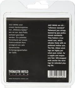 Thomastik-Infeld-kielet sähkökitaraan Jazz Swing Series Nickel Flat Wound - Setti 011 flatwound (JS111)