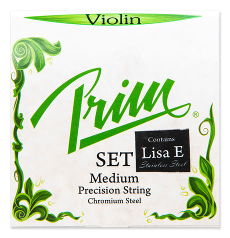 Prim Viulun kielet Ruostumaton teräs - Set Lisa E:n kanssa (Medium)