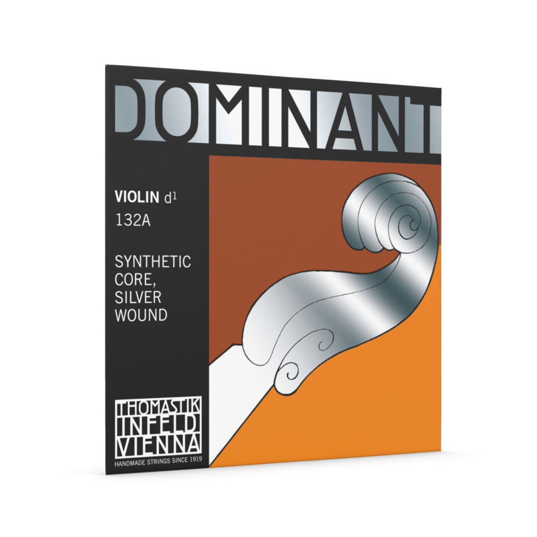 Thomastik-Infeld Viulun kielet Dominant nylon core - D silver Medium 4/4 (132A)
