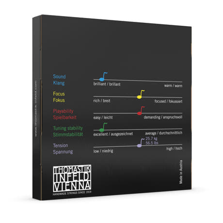 Thomastik-Infeld Viulun kielet Precision steel solid core - Medium (58)