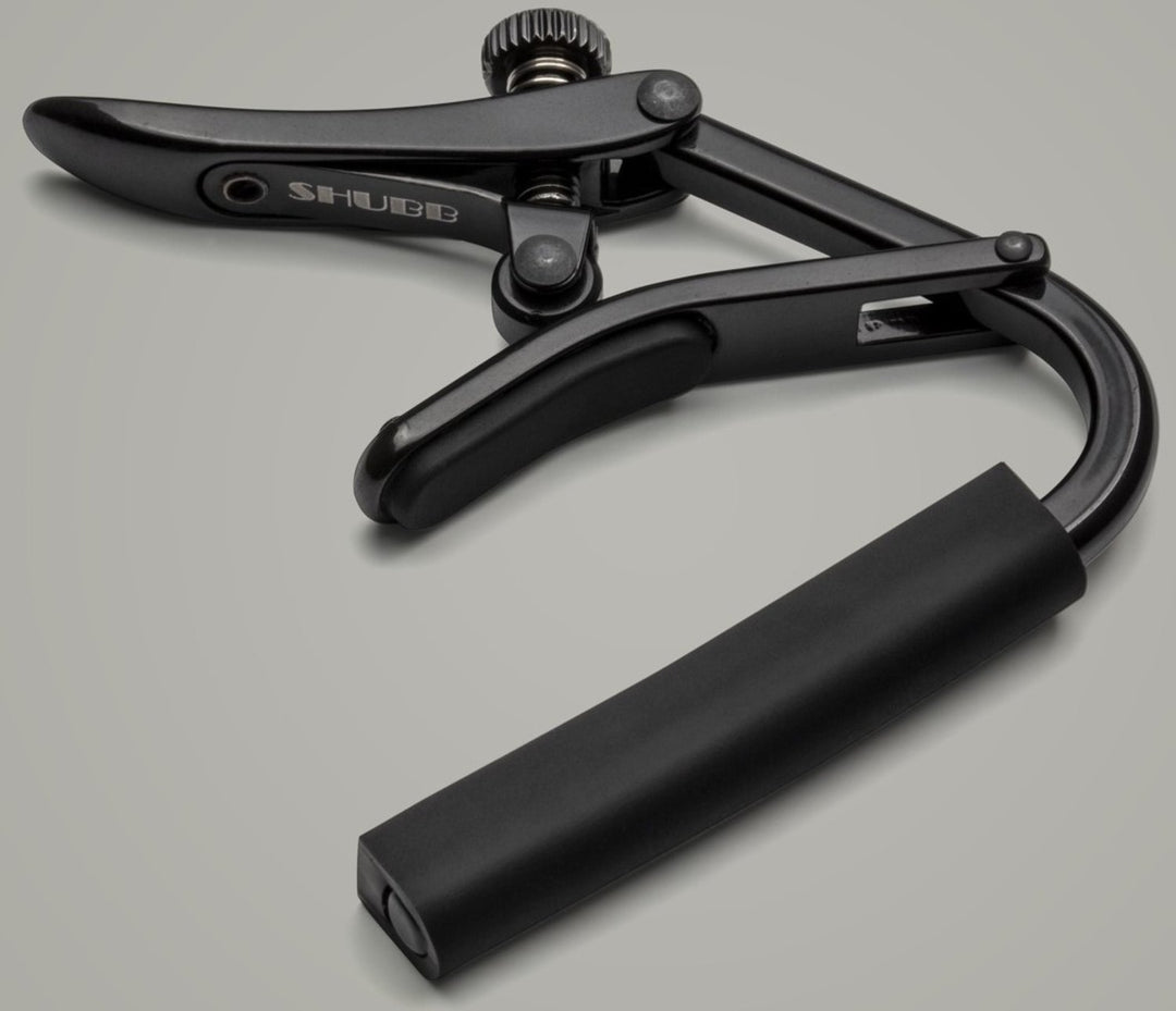 Shubb Capo Standard Capo – 12-kielinen musta (C3k)