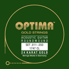 Optima Jouset Akustinen kitara Gold strings - Set (1747CL)