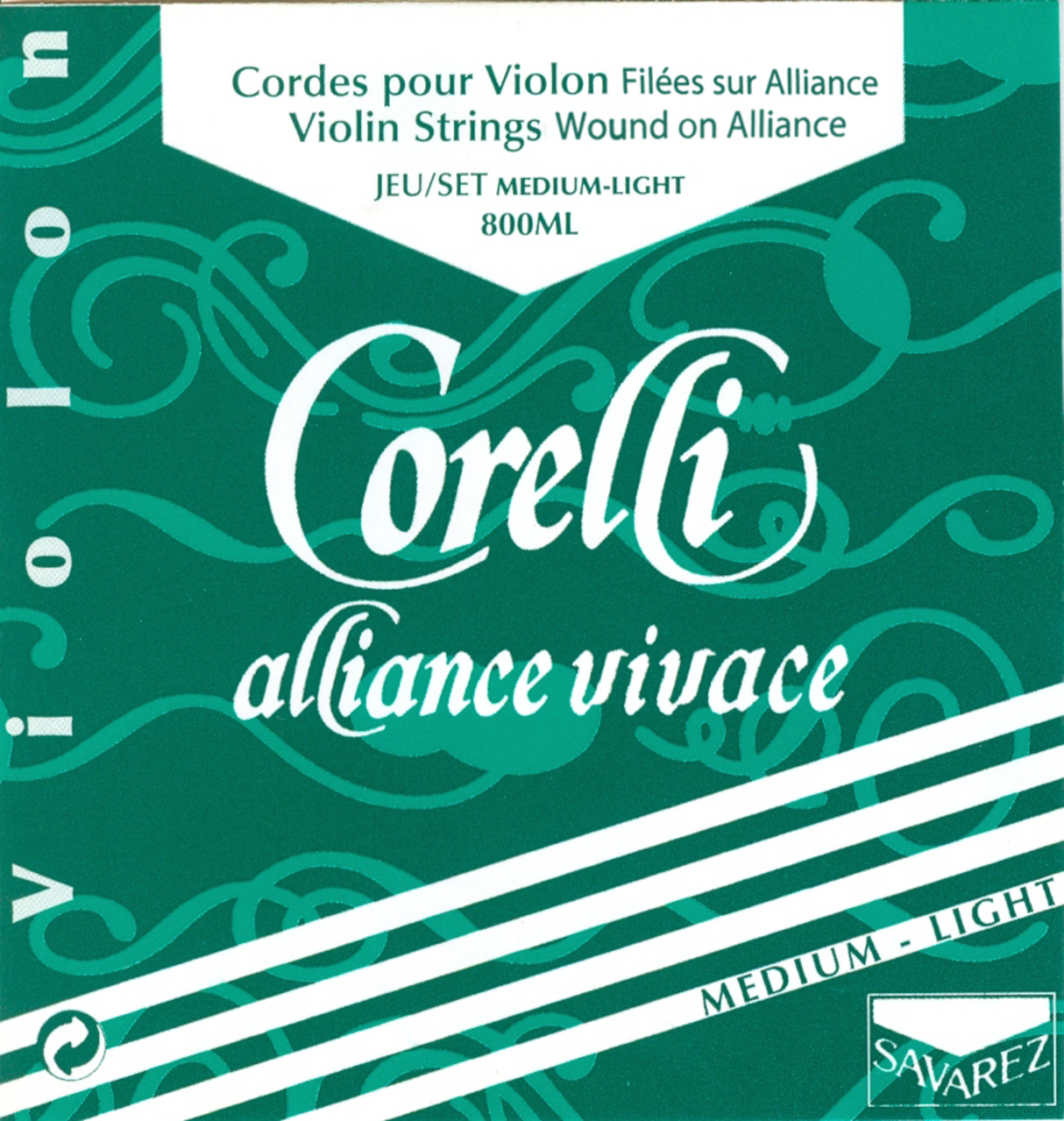 Corelli Violin strings Alliance Vivace - Medium-light 800ML