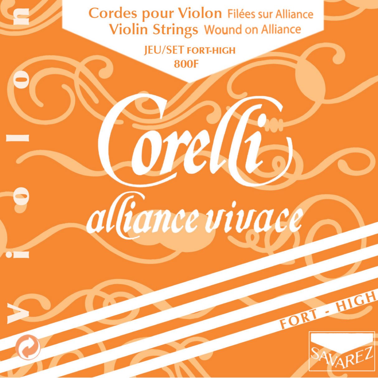 Corelli Violin strings Alliance Vivace - Forte 800F