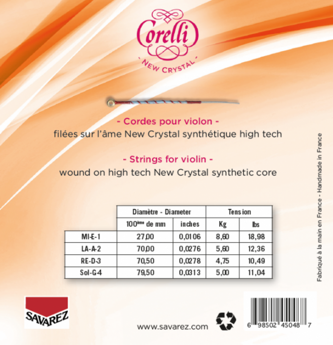 Corelli Viulunkielet New Crystal - Forte (700FB)