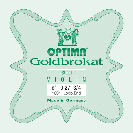 Optima Goldbrokat E-kieli 3/4-viululle, 0,27 mm, lenkillä