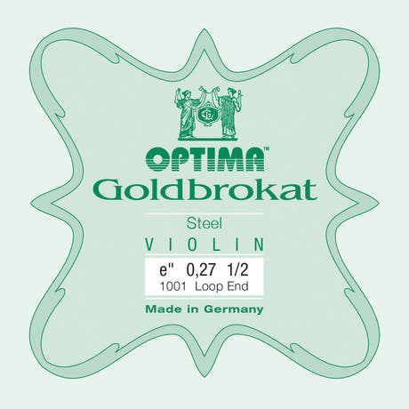 Optima Goldbrokat E-kieli 1/2-viululle, 0,27 mm, lenkillä