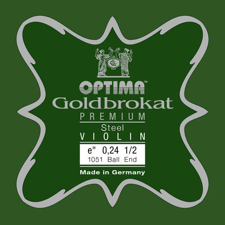 Optima Goldbrokat Premium E-kieli 1/2-viululle, 0,24 mm, kuula
