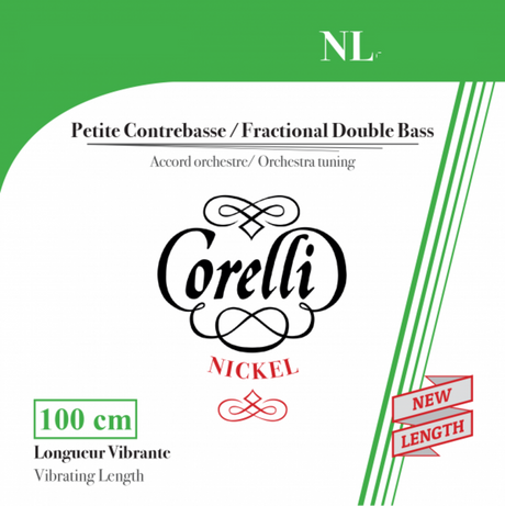 Corelli Kontrabassokielet Fractional - small scale - E 1/2 (304A)