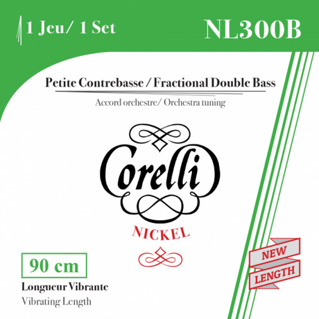 Corelli Kontrabassin kielet Fractional - small scale - E 1/4 (304B)