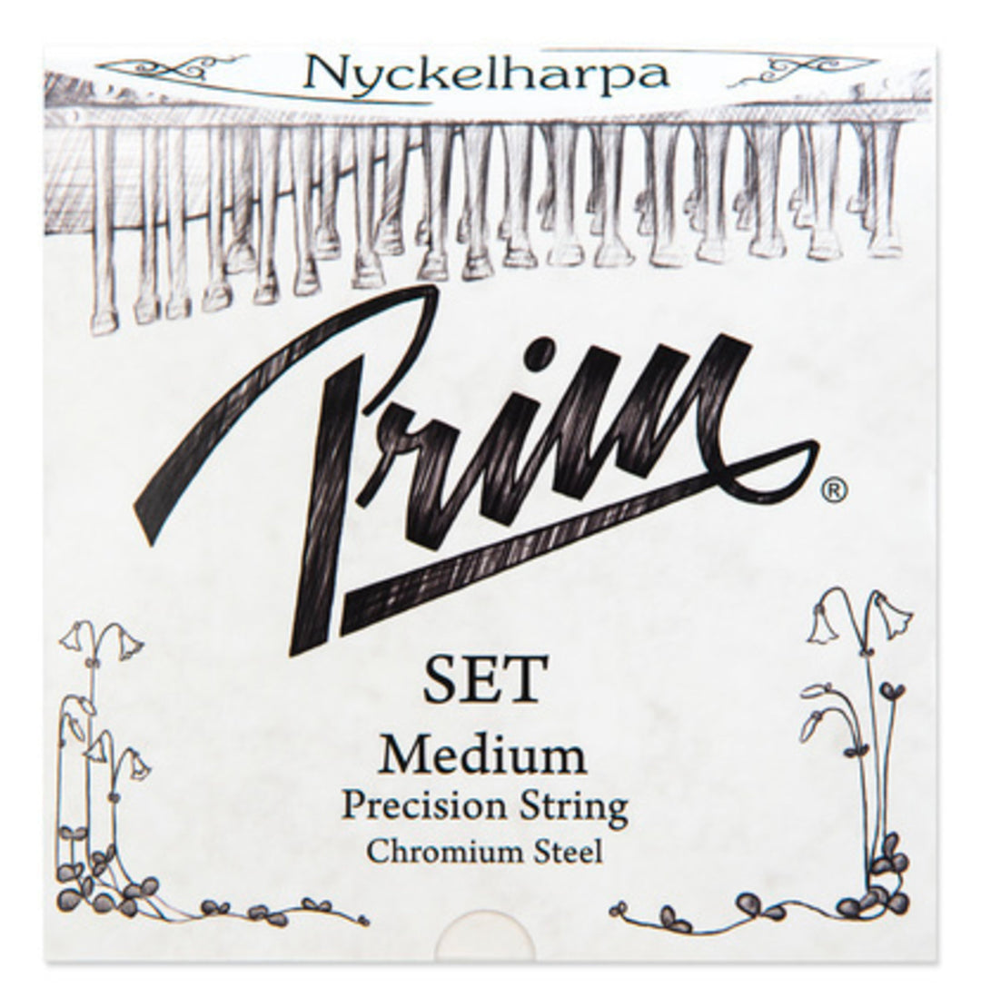 Prim Nyckelharpa jouset Chrome steel - Set (Medium)