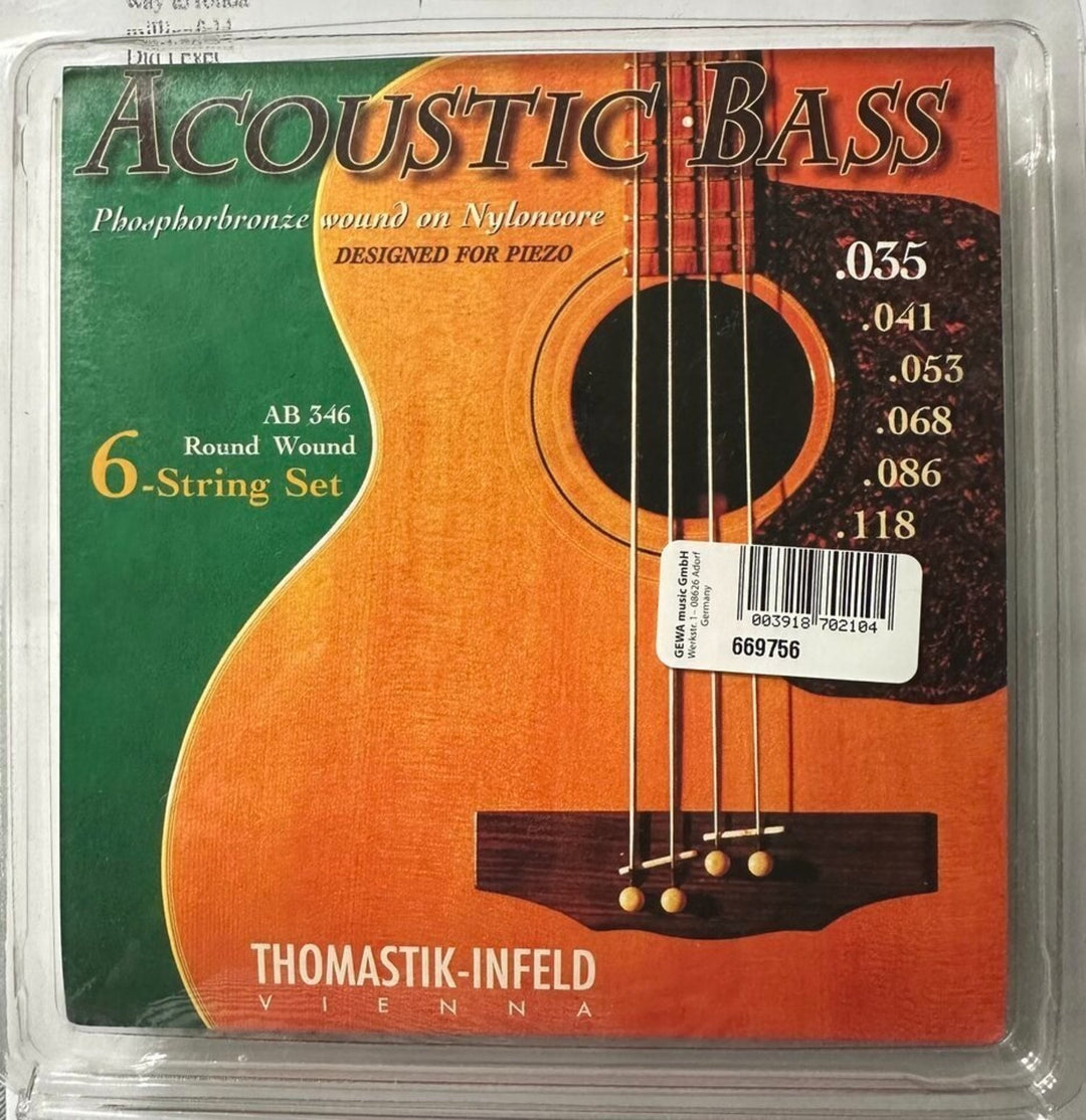 Thomastik-Infeld Kielisarja akustiseen bassoon Phosphor Bronze - Set (6-string)