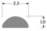 Partsland Fretwire Nickel silver - l:2.3 x k:2.8 mm (Electric guitar)