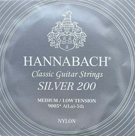 Hannabach 900 A5 -bassokieli klassiseen kitaraan, medium/low tension