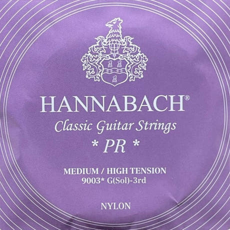 Hannabach 900 G3 diskanttisävel, klassinen kitara, medium/high tension