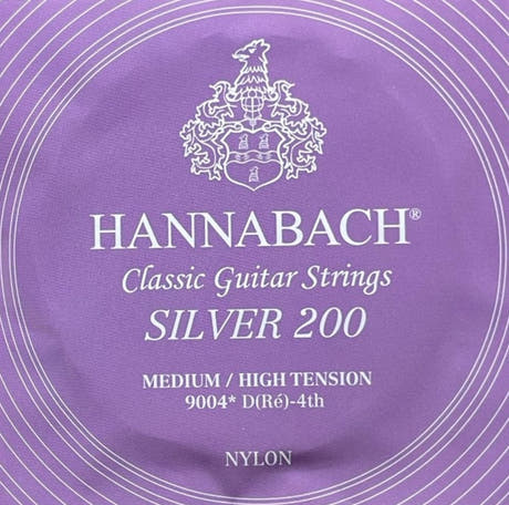 Hannabach 900 D4 -bassokieli klassiselle kitaralle, medium/high tension