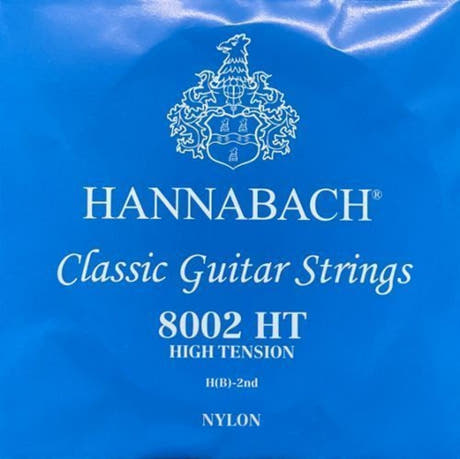 Hannabach 800 H/B2 -diskanttikieli klassiselle kitaralle, high tension