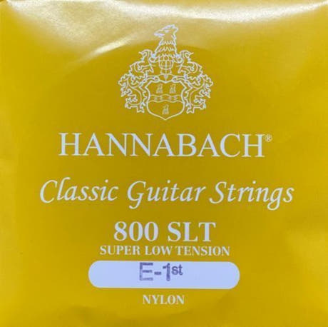 Hannabach 800 E1 diskanttikieli klassiselle kitaralle, super low tension