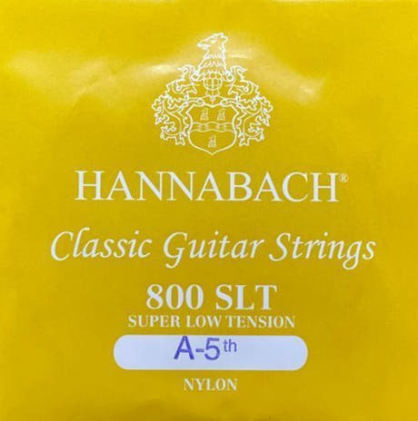 Hannabach 800 A5 bassostringsit klassiselle kitaralle, super low tension