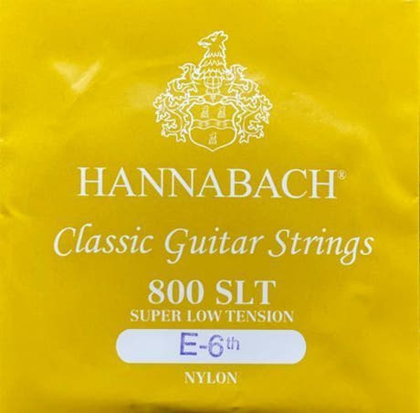 Hannabach 800 E6 -bassokieli klassiselle kitaralle, super low tension