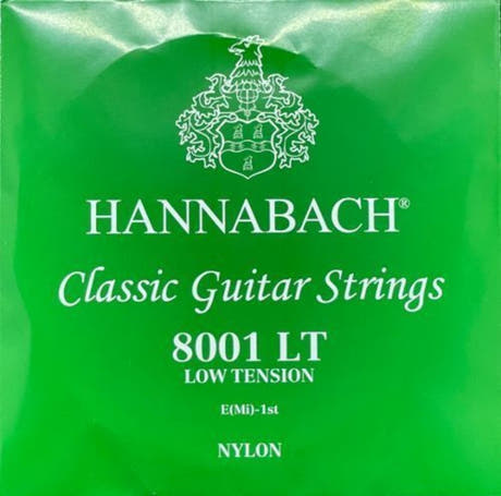Hannabach 800 E1 -diskanttikieli klassiselle kitaralle, low tension