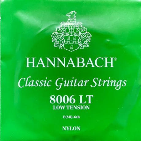 Hannabach 800 E6 klassisen kitaran bassokieli, low tension