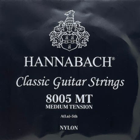 Hannabach 800 A5 bassostring klassiselle kitarat, medium tension
