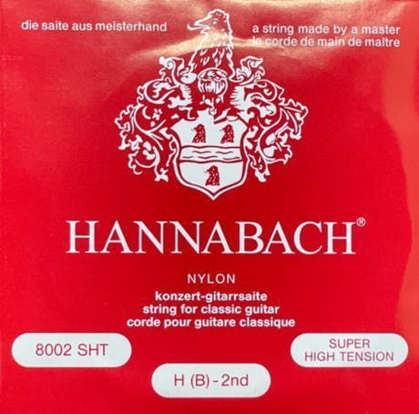 Hannabach 800 H/B2 -diskanttikieli klassiselle kitaralle, super high tension