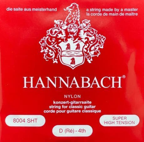 Hannabach 800 D4 -bassokieli klassiselle kitarat, super high tension