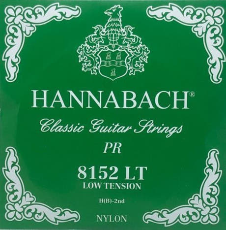 Hannabach 815 H/B2 -klassisen kitaran diskanttikieli, low tension