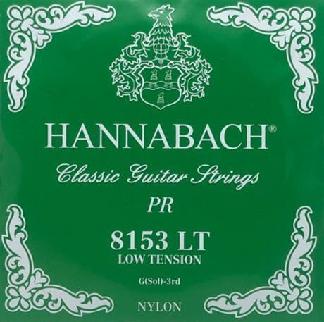 Hannabach 815 G3 -diskanttikieli klassiseen kitaraan, low tension