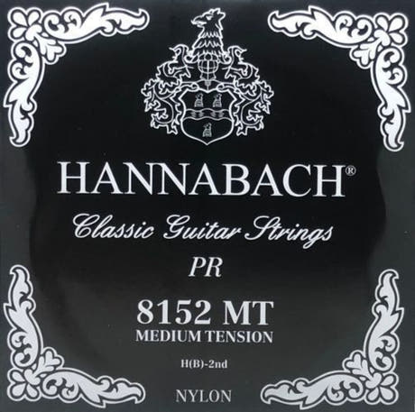 Hannabach 815 H/B2 -diskanttikieli klassiselle kitaralle, medium tension