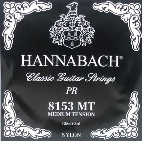 Hannabach 815 G3 diskanttikieli klassiselle kitaralle, medium tension