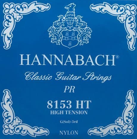 Hannabach 815 G3 -diskanttikieli klassiselle kitaralle, high tension