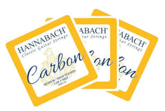 Hannabach Strings for classic kitarat CARBON Medium/High tension Discant - Set of 3 treble (CAR8MHT)
