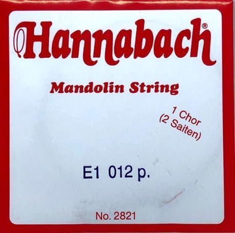 Hannabach 2821012 mandoliinin E-kieli .012", pari