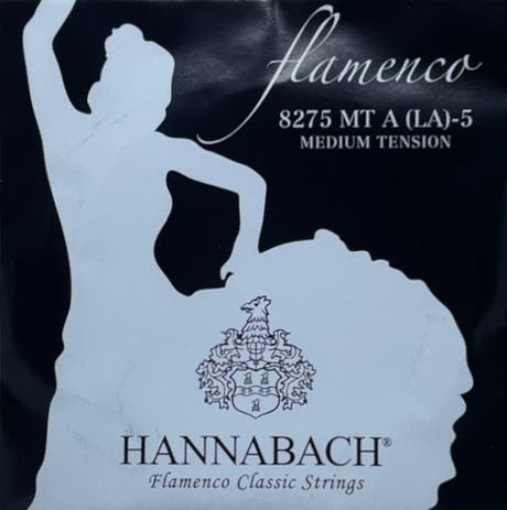 Hannabach 827 A5 -bassokieli flamencokitaralle, medium tension