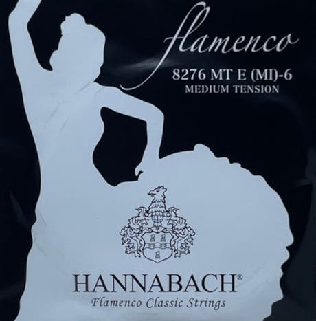 Hannabach 827 E6 -bassokieli flamencokitaralle, medium tension