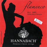 Hannabach Strings for classic guitar Serie 827 Super High Tension Flamenco - Set of 3 Bass (8277SHT)