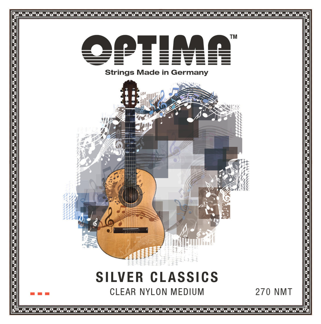 Optima Strings for classic guitar SILVER CLASSICS - Set 4/4 (270NMT)