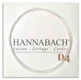 Hannabach 890 3/4 D4 bassostring lasten kitaralle, medium tension