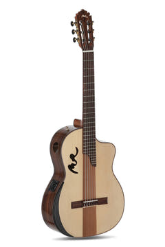 Manuel Rodriguez sähköakustinen Café Cortado Cutaway – Santos Rosewood (gloss)