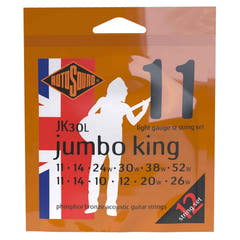 Rotosound-kielet akustiselle kitaralle Jumbo King - Set 12-string Light 11-52 (JK30L)