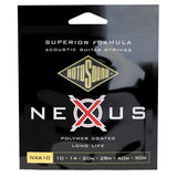 Rotosound Strings for Acoustic Guitar Nexus Coated - Set Extra Light 10-50 (NXA10)