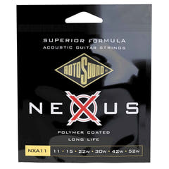 Rotosound Kielet akustiselle kitaralle Nexus Coated - Set Light 11-52 (NXA11)